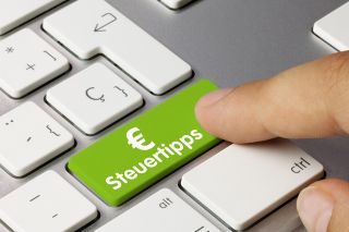 Foto: Taste mit Beschriftung Steuertipps